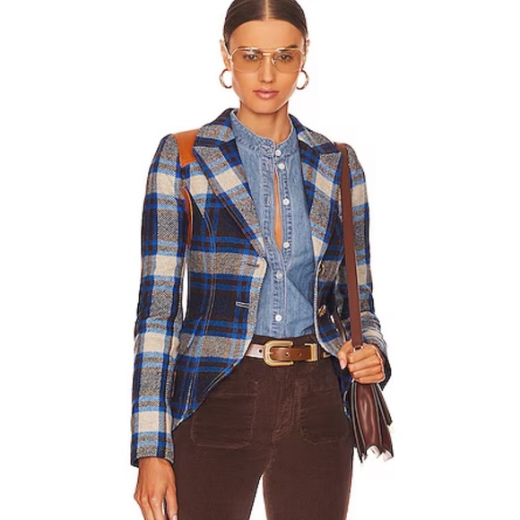 NWOT Veronica Beard Puff Sleeve Denim Top - 2 - Picture 4 of 10